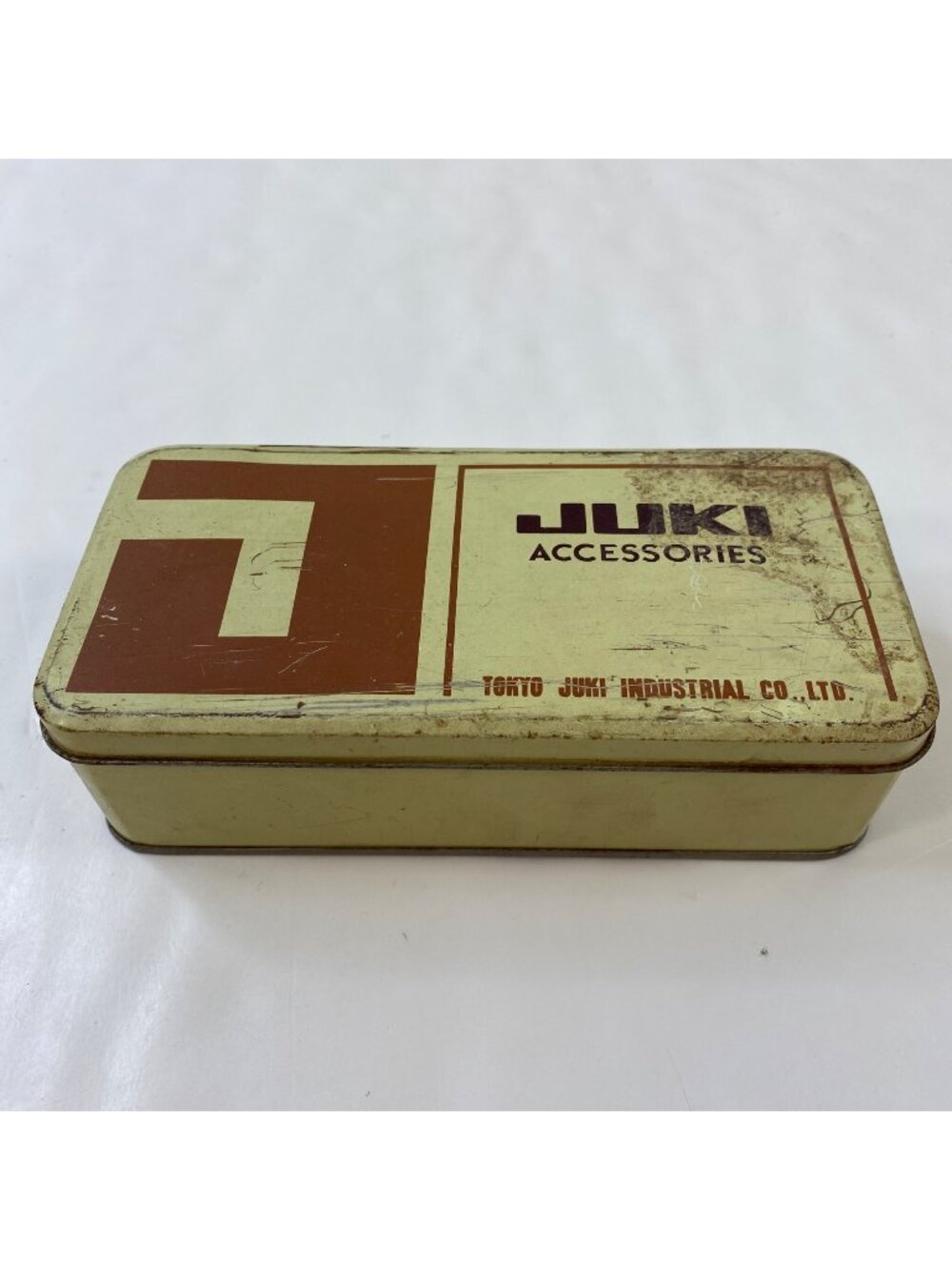 Vintage 1960s Juki Sewing Machine Accessories Tin Box Tokyo Japan